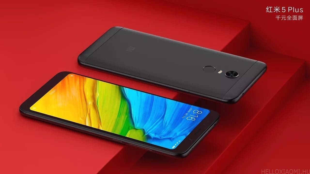 Xiaomi Redmi 5 Plus fekete