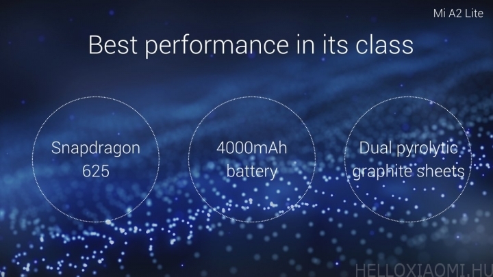 Xiaomi Mi A2 Lite előnyök