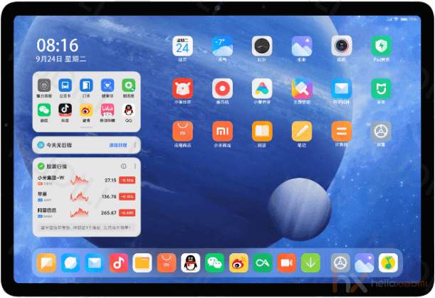 Xiaomi Mi Pad 5 képernyő