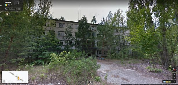 google térkép csernobil