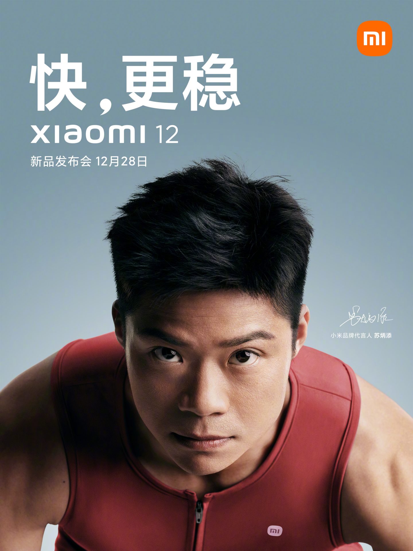 Xiaomi 12 plakát álló
