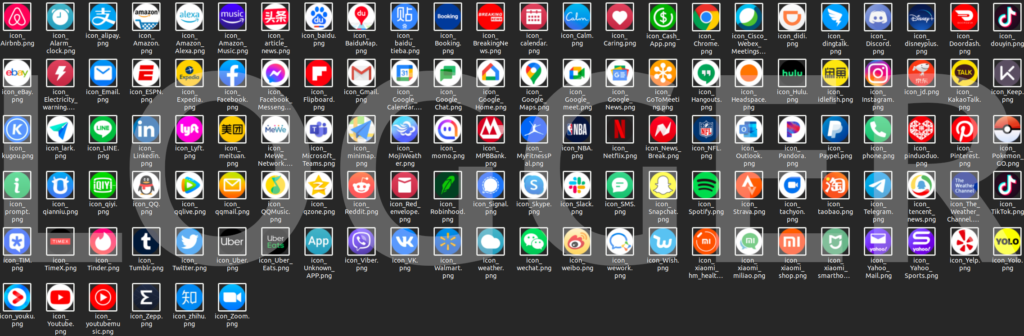 Xiaomi Mi Band 7 ikonok
