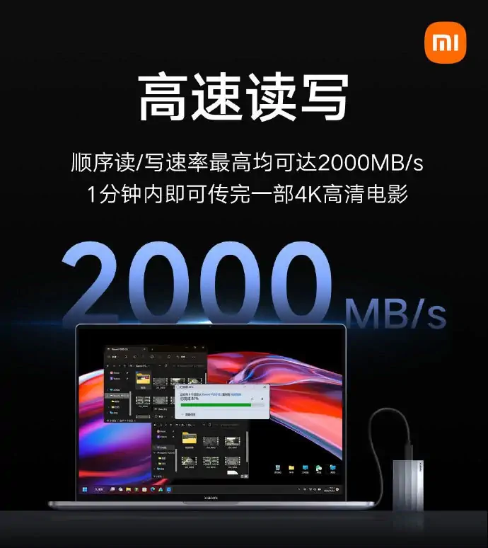 Xiaomi SSD 1TB kapacitással