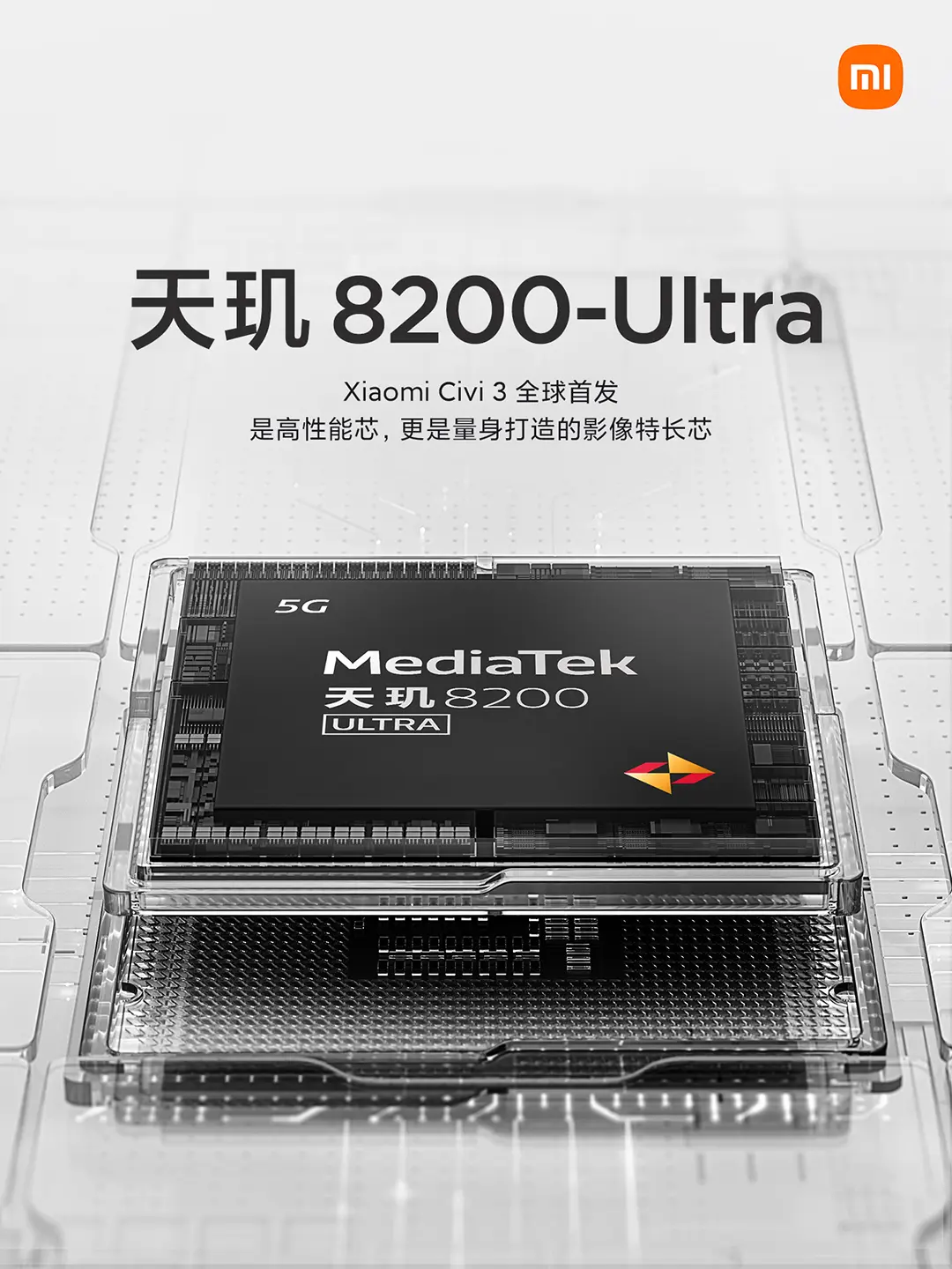 Xiaomi Civi 3: MediaTek Dimensity 8200 Ultra világelsőként