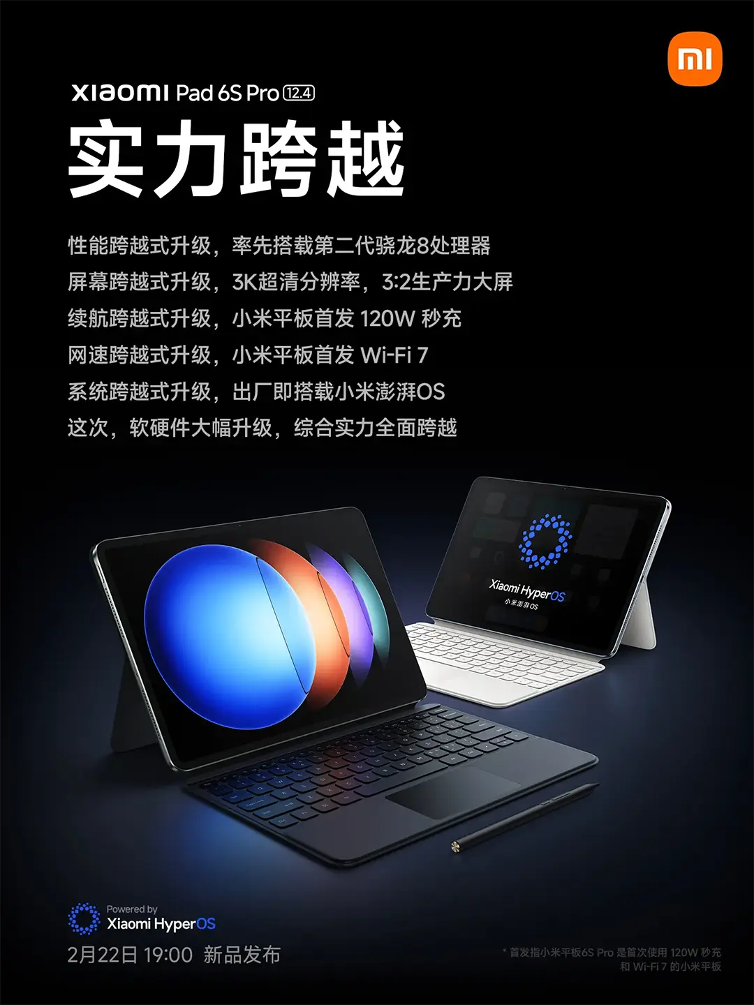 Új Xiaomi Pad 6S Pro tablet is jön a 14 Ultra telefon mellé