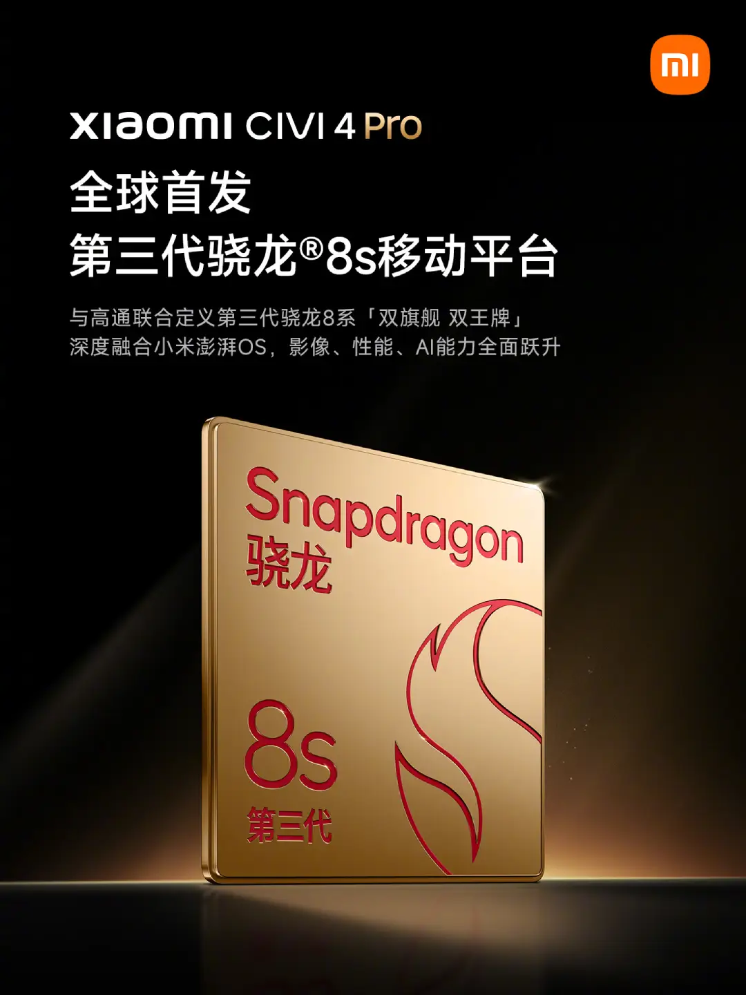 Snapdragon 8s Gen 3 lesz a Xiaomi CIVI 4 Pro-ban és Redmi-ben